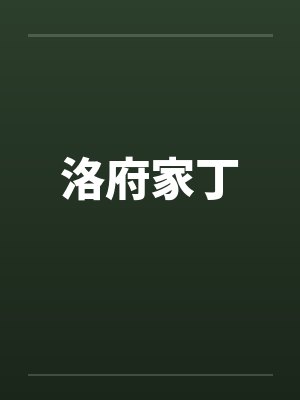 洛府家丁
